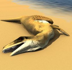 Ледяной динозавр доктора Хаммера Glacialisaurus-hammeri
